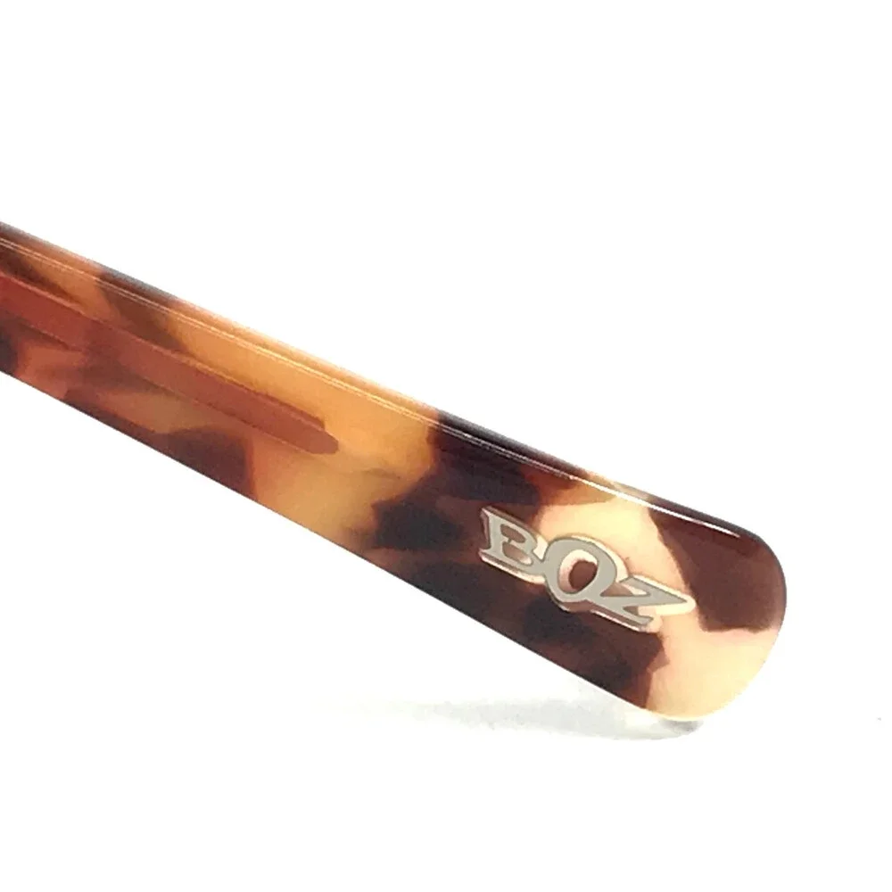 BOZ Eyeglasses Frames ICACOS 9000 Satin Black Brown Orange Cat Eye 48-19-140